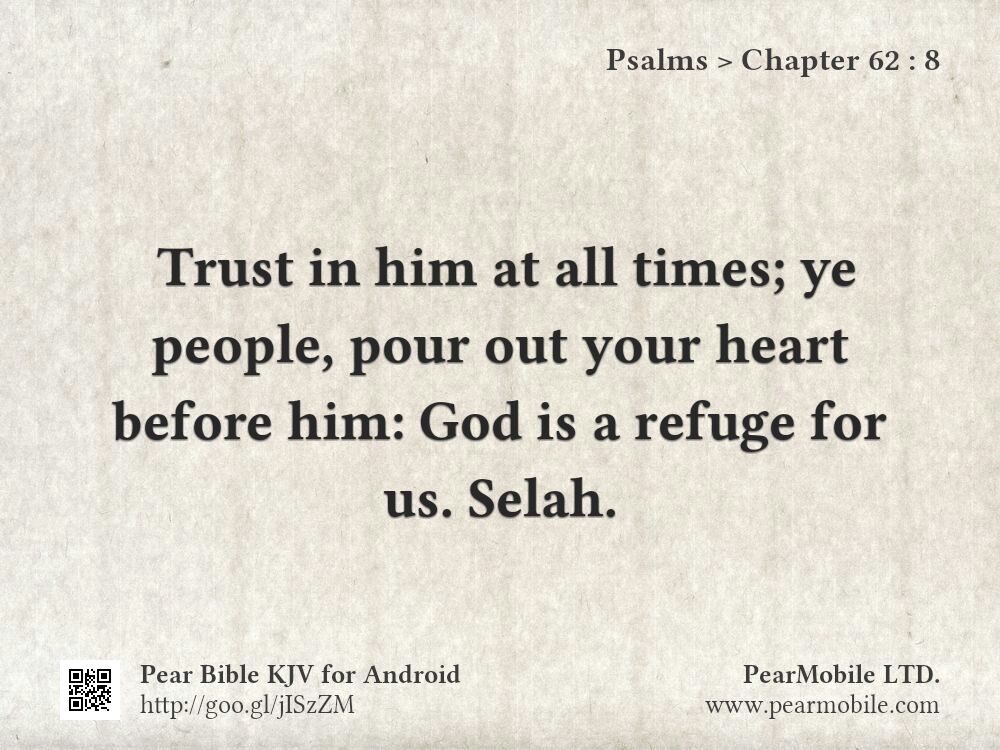 Psalms, Chapter 62:8